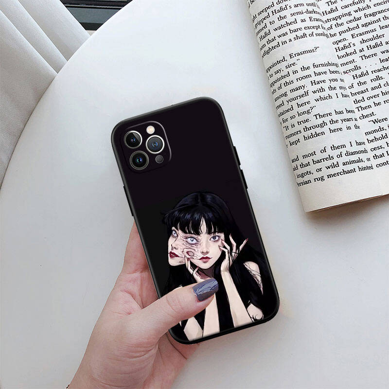 MH79 Junji Ito Tomie Phone Shell Case for iPhone 7 8 11 12 13 14 15 16 17 16E XS Pro Max XR X SE Air