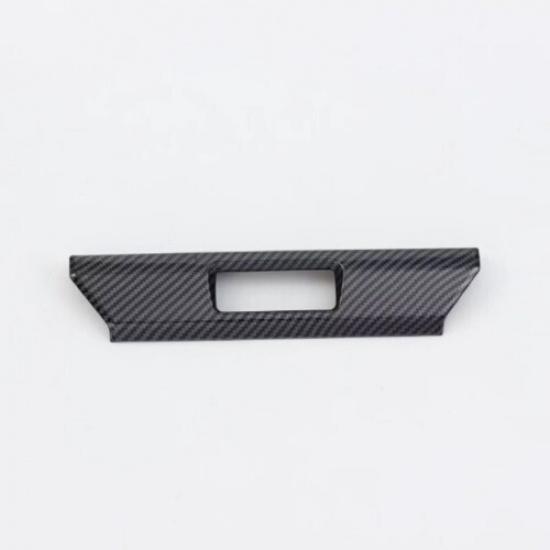 Carbon Fiber USB Power Socket Panel Cover Trim 1pcs For Honda Accord