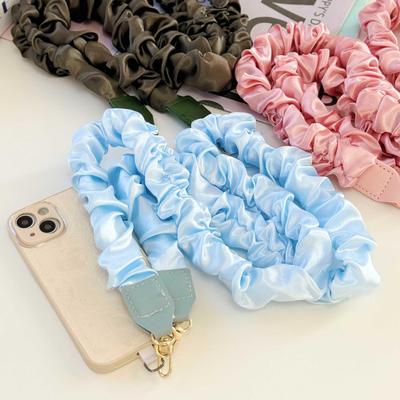 Korean-Style Silk Mobile Phone Crossbody Lanyard: Versatile, Fashionable, Sturdy Anti-Loss Chain