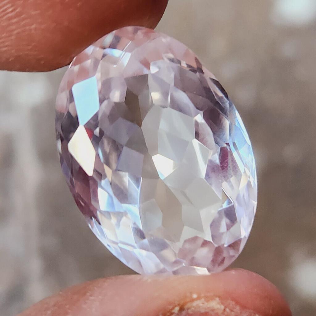 CERTIFIED Flawless 36 Ct Oval Shape White Montana Sapphire Loose Gemstone