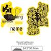 Pure Gold "Princess Luck" Phone Sticker – Wealth & Treasure Gold Leaf Design for Prosperity & Fortune
