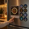 Christmas Rotating Disc Music Box Night Light with and Refrigerator