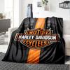 1 pezzo Coperta Harley-Davidson, Regalo, per Uomini e Donne, Coperta Morbida, Buona per Divano Letto Divano Viaggio, Coperta Leggera in Flanella