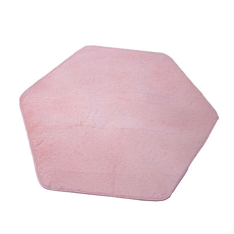

Princess Hexagonal Carpet Castle Tent Mats With Velvet Mats Baby Crawling Mats розовый