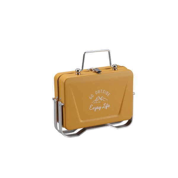 Pearl Kinzoku Pearl Ug 0080 [outdoor StoVe Tabletop Grill V Type B6 Type Monte Captain Stag Captain Stag Yellow]