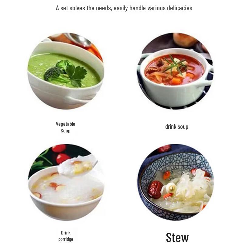 Pure White Ceramic Bent Handle Spoons, 5-Pack