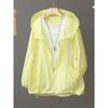 Big Sale Leak-Picking Counter Withdrawal ~ Hooded Sunscreen Outwear Loose Summer Thin Breathable Tops Lightweight Sun Protection Clothing
