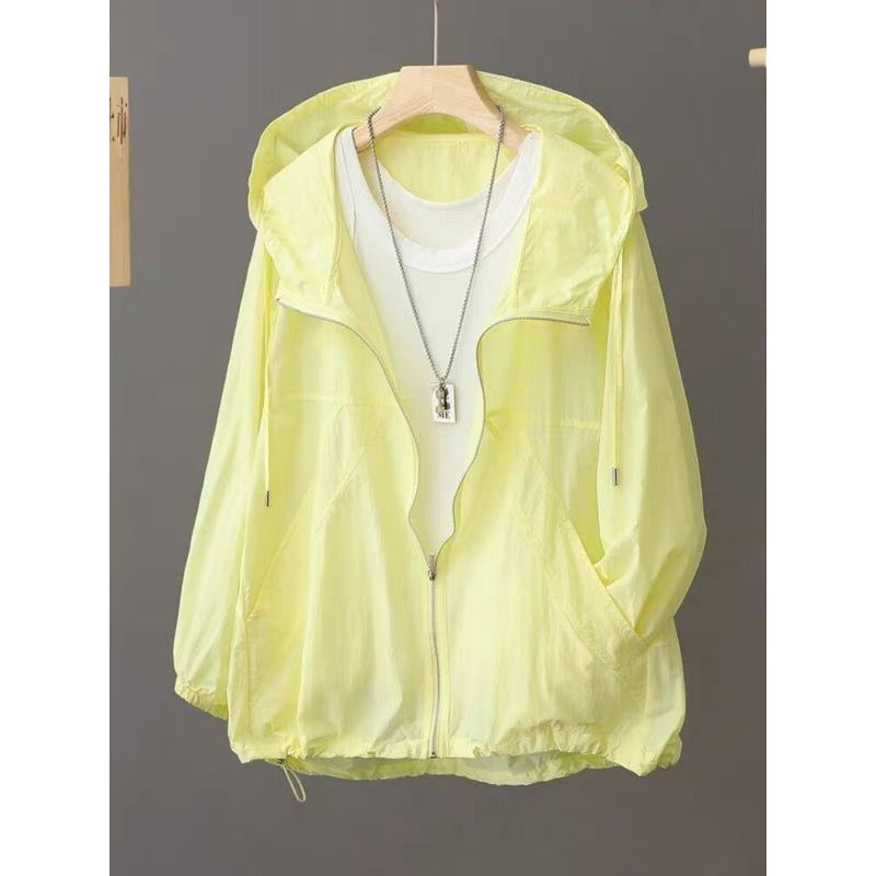 Big Sale Leak-Picking Counter Withdrawal ~ Hooded Sunscreen Outwear Loose Summer Thin Breathable Tops Lightweight Sun Protection Clothing
