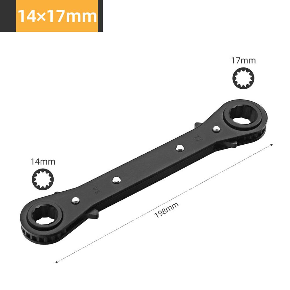 For Workshop For DIY Projects Car Repair Tool 11-13mm Chrome Wrench Full-polish Finish Off-corner Loading Design