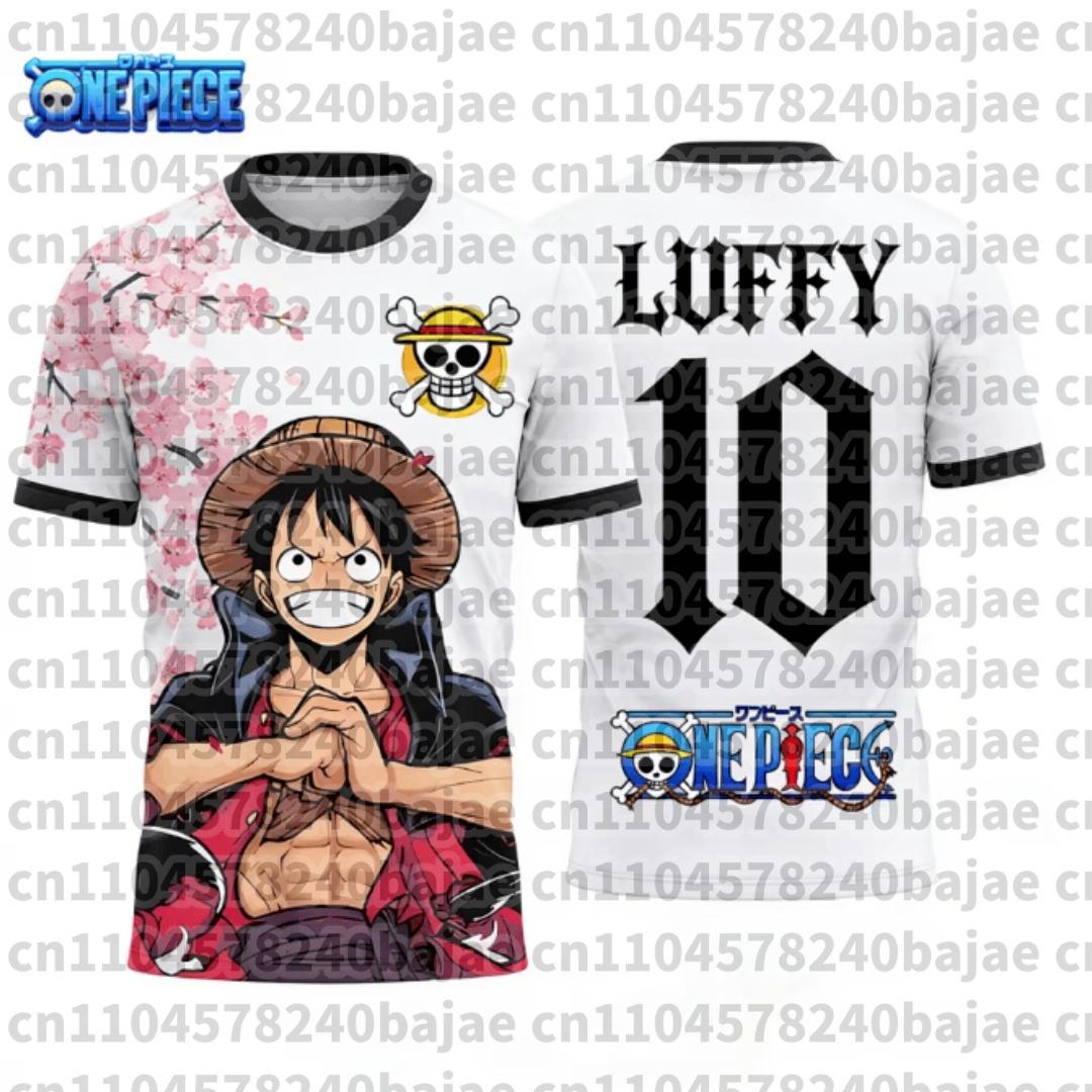 2026 One Piece Luffy Football Jersey T-shirt Kids Football Special Jersey Men s/Women s Quick-Drying Breathable Sweatshirt S