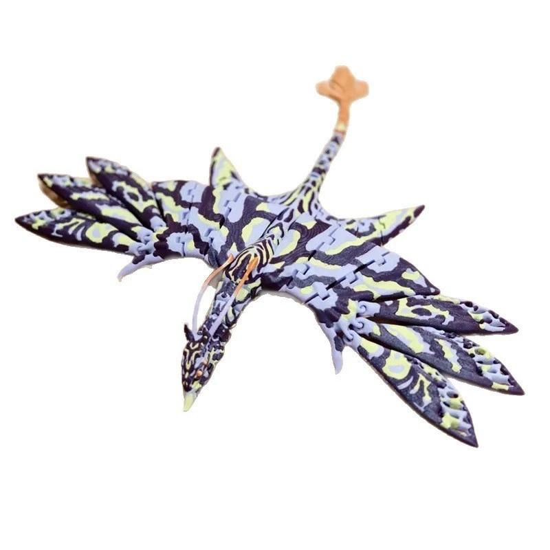 Avatar Ikran Banshee 3D tištěná polohovatelná akční figurka Stolní dekorace Pro sběratele Hráče Dospívající Halloween Kancelářský stůl Dárek