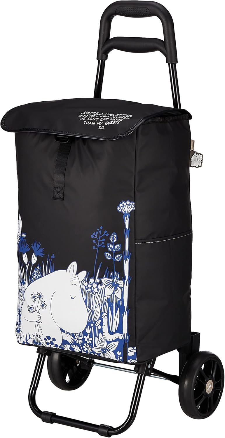 

Sifre Shopping Little and Snufkin with Cart Hook and Umbrella 4042 Moomin Black Cart, Moomin, My, Design, Insulated, Antibacterial, Foldable, Pocket,