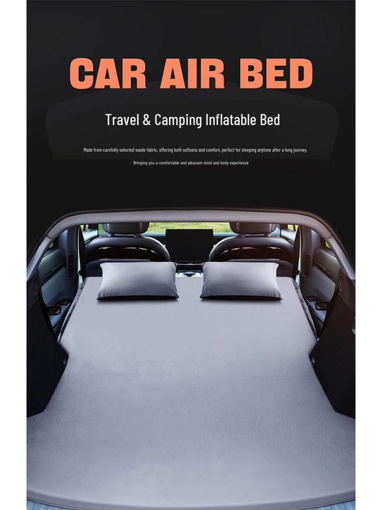Jike 7x Compatible Car Sleeping Mat: Mattress for Rear Seat & Trunk