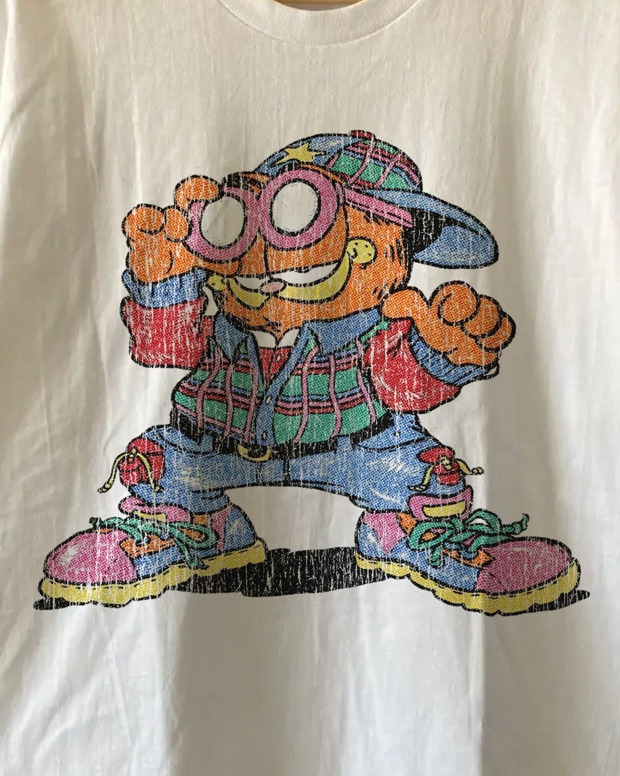 Funky Garfield Promo T-Shirt White XXL S