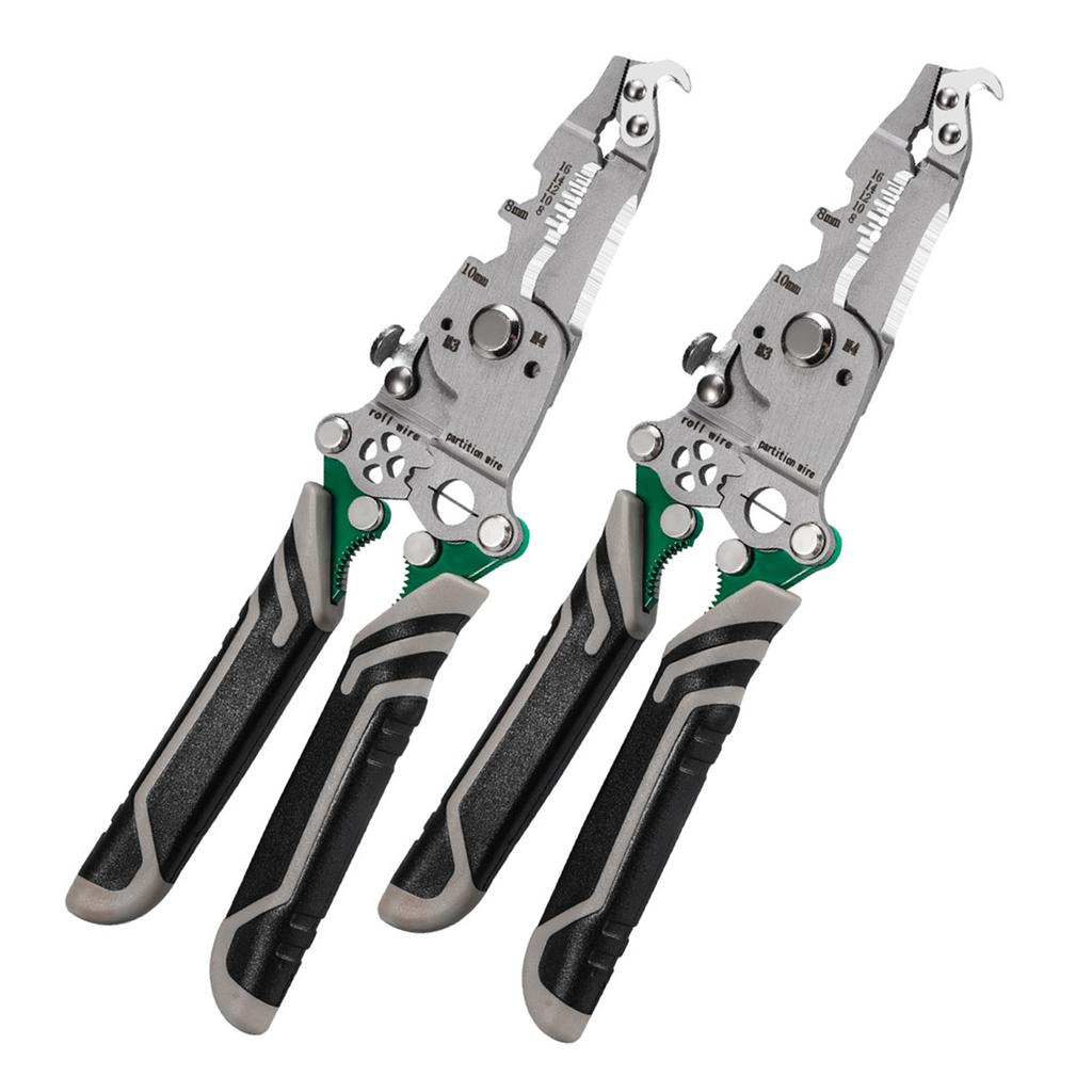 Multifunctional Folding Wire Stripper Cable Splitting Crimping Cutting Tool Wire Repair Tool Pliers