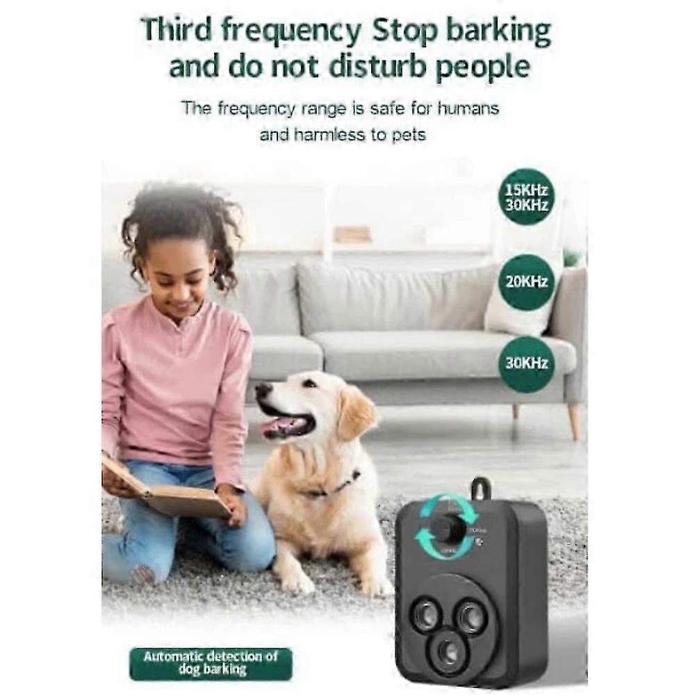Barkbuz Anti Bark Device,Qinux Barkbuz for Dogs,Strobe Mode,25000-40000 Hz
