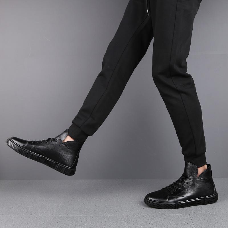 Men Casual Shoes Leather Fashion Men Sneakers Handmade Breathable Mens Loafers Moccasins Luxury Brand Boat Shoes Plus Size 38-48