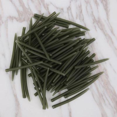 Fishing Hook Sleeve Rubber Tip Tube Positioner Terminal Fishing Anti Tangle Sleeve Swivels Connect Carp Fishing Accessories