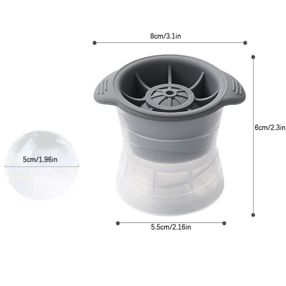 Creative Round Ice Maker Kitchen Tool Multifunctional Ice Cube Maker Silicone Ball Shape Mold