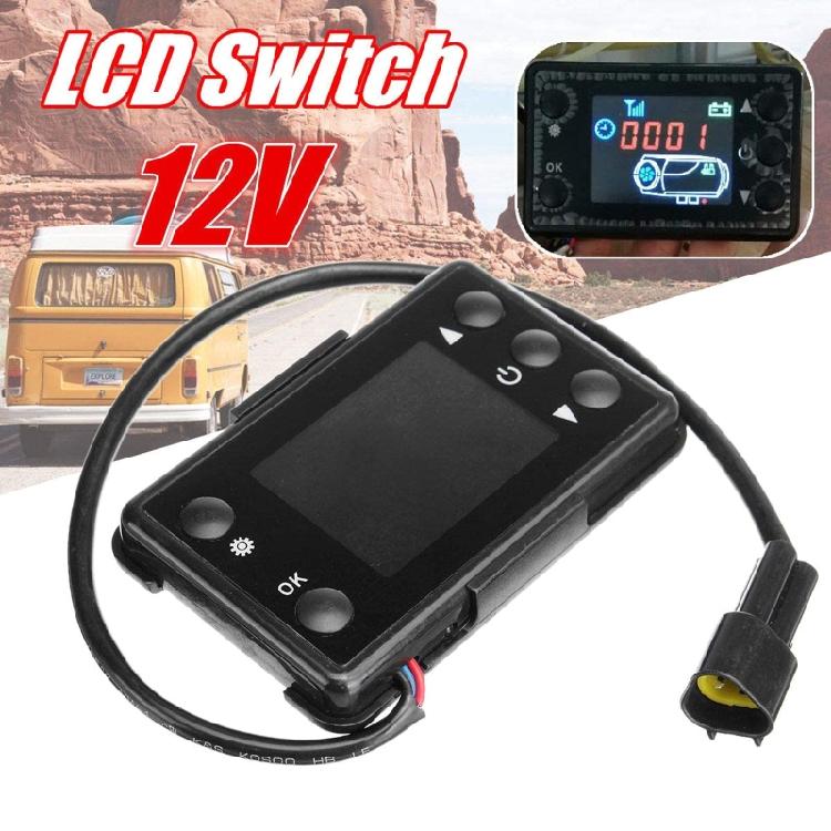 12V LCD Monitor Schalter Auto Fernbedienung für LKW Luft für Dieselheizung Par