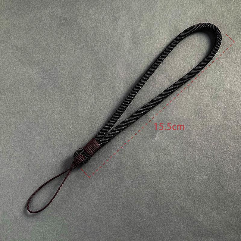Mobile Phone Lanyard Short Wrist Rope Reinforced Color Matching Hand-Woven Pendant Female Male Accessories Anti-Loss Lanyard