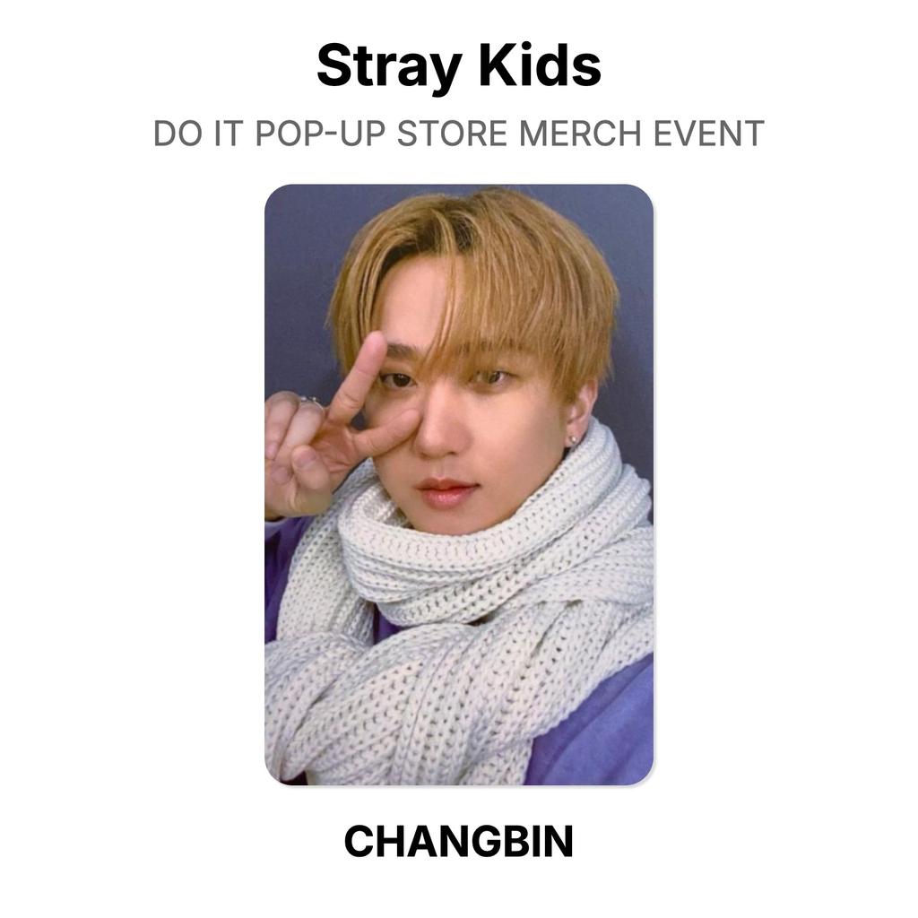 Stray Kids DO IT POP-UP STORE MERCH EVENT Official Photocard