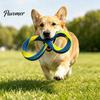 Interactive Training Toys for Dogs Dog Tug Toy, Nylon 8-Shaped Chew Teeth Cleaning Dental Chewing Rope Aggressive Chewers, Outdoor Training,