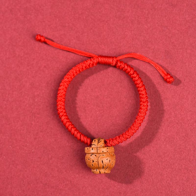 Peach Basket Diamond Knot Red Bracelet - Baby & Infant Gift