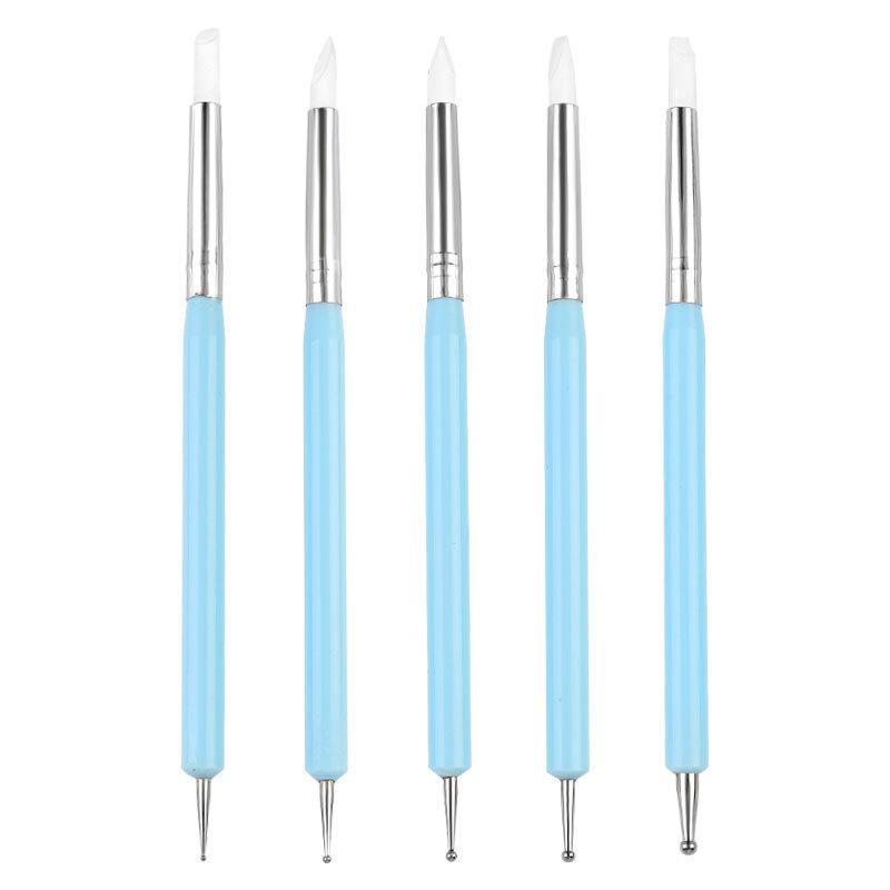 Double-Ended Silicone Sculpting & Nail Art Pen Set