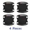 4PCS Carbon Fiber Car Door Handle Scratch Protector Sticker For Adi BMW Mercedes Benz For VW Ford ,Car Door Cup Protective Film