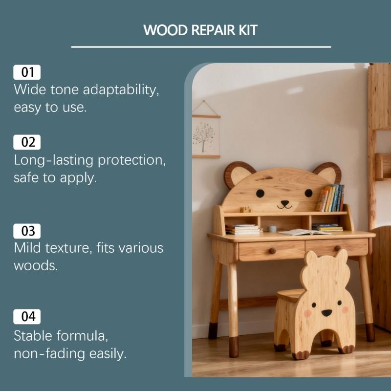 60ml Wood Floor Repair Polish For Home Use Deep Conditioning Wood Furniture Polish Floor Scratch Repair
