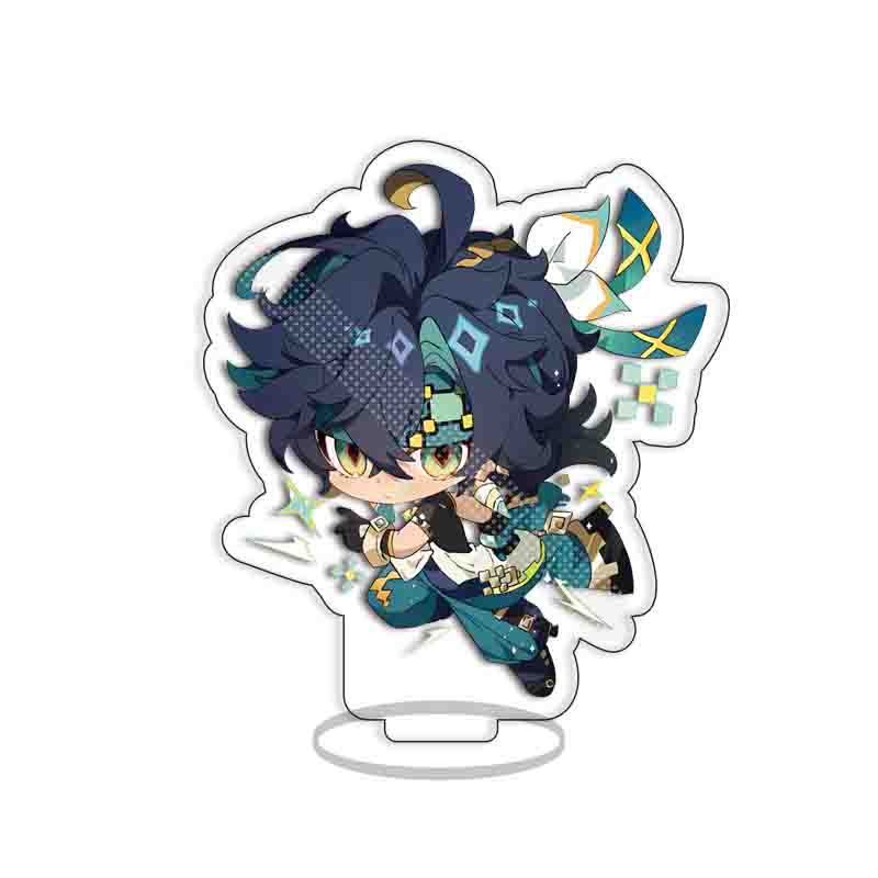 8cm Game Acrylic Stand Cute Interlayer Printing Cartoon Mualani Kachina Sethos Collection Desk Decoration Birthday Gifts
