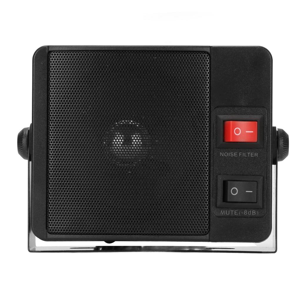 External Communication Speaker, Car Radio Speaker for Yaesu FT 1802M, FT 1807M, FT 1900R, Kenwood, 3.5mm Clear Sound, Mounting Stand Included