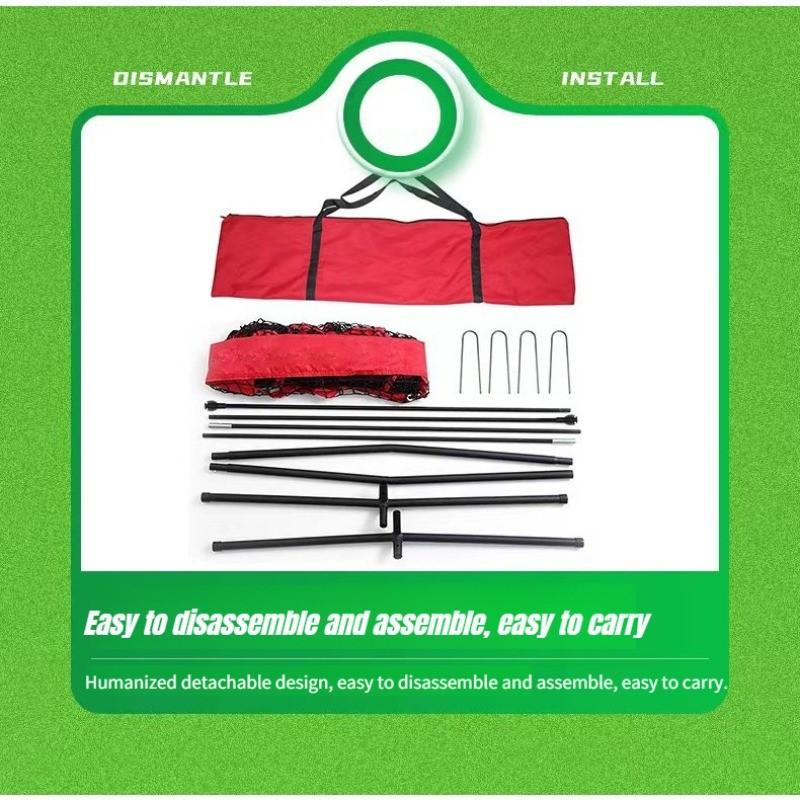 Schlag- & Wurf-Übungsrahmen Outdoor Tragbar Baseball-Trainingszubehör Zusammenklappbares Baseball- & Softball-Übungsnetz