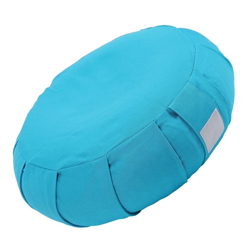 Buckwheat Hulls Meditation Cushion     Kneeling Pillow Cotton Cover Carry Handle Meditation Floor Pillow for Sitting On Floor