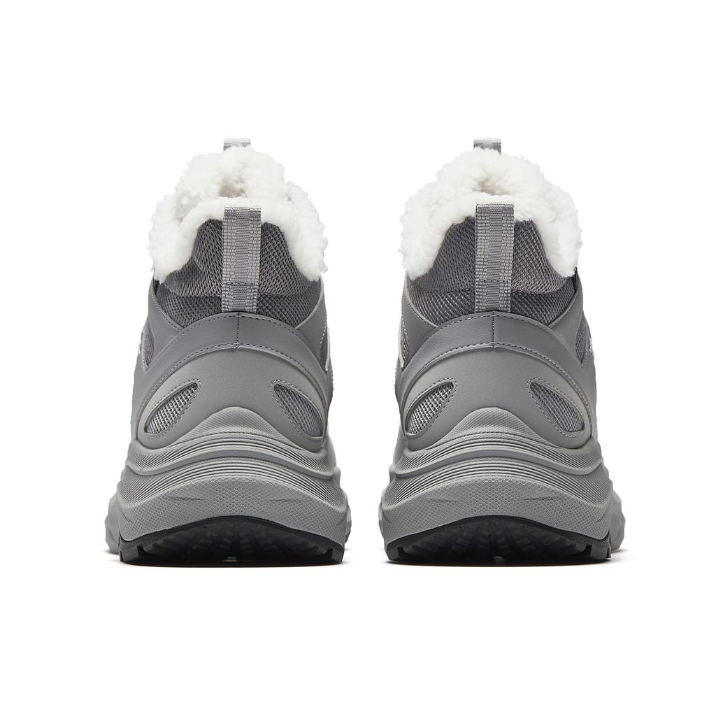 Anta Explore 2 Outdoor Hiking Warm Plush Comfortable Wear-Resistant Non-Slip Cotton Shoes Men Shoes Sandstorm-Gray Dove-Gray 912548985-2