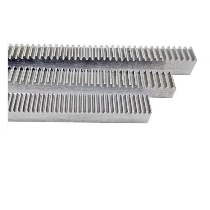 0,5M 1M Edelstahl 304 Zahnstange 0,5 1 Modul Geradeverzahnung Antriebszahnstange Länge 200/300/500mm 5x5 5x8 5x10-15x15 Zahnstange