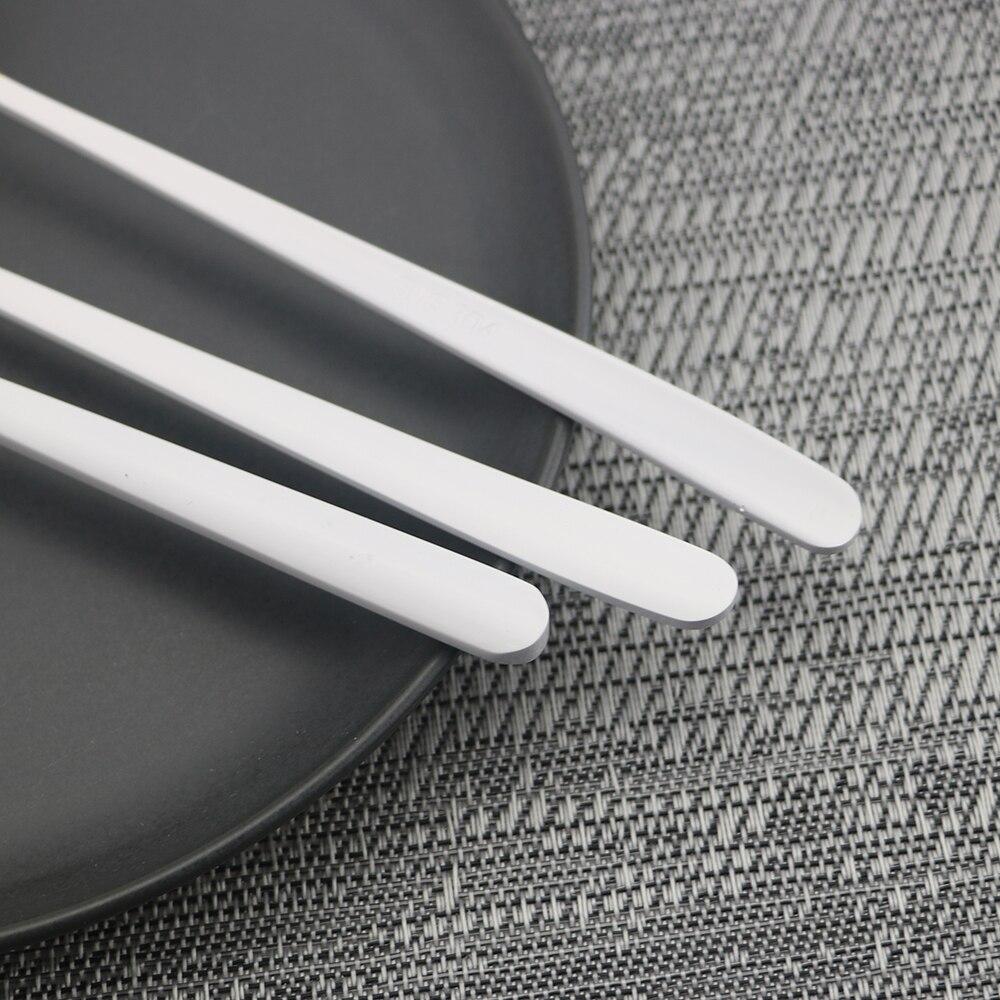 Sada nádobí z růžového zlata Sada nožů, lžíce a vidličky Sada kuchyňského příboru z nerezové oceli Restaurace Cestování Camping Příslušenství