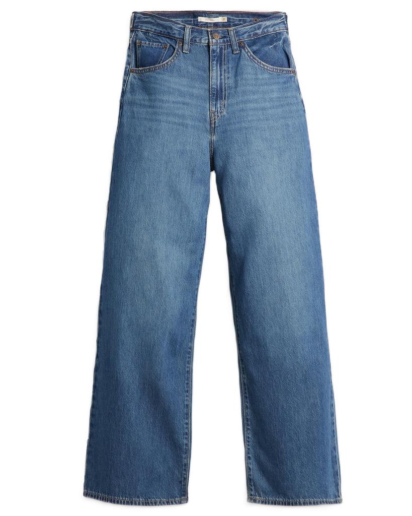Levi's Cinch Baggy Jeans Women's High Rise Relaxed Straight US W28 L31 001UP-0002