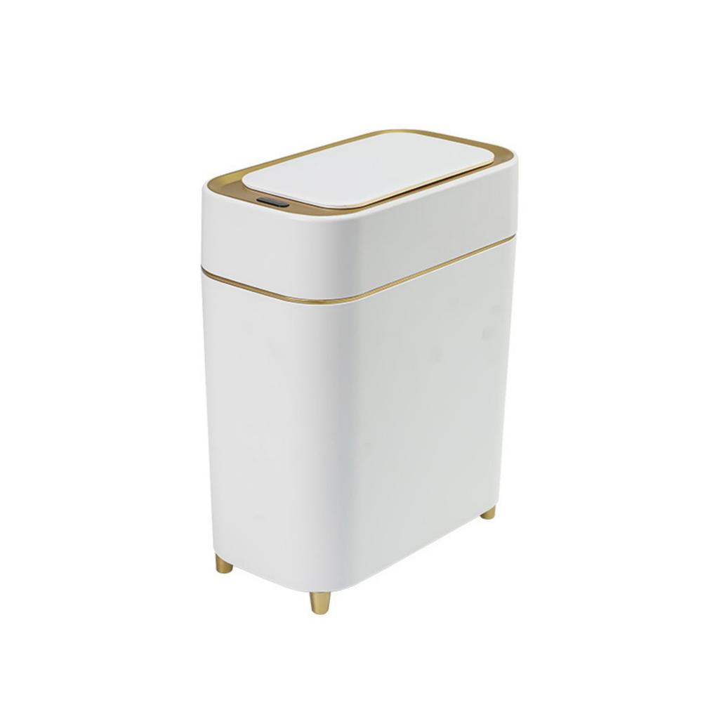 Auto Open Trash Can With Vacuum Adsorption Technology NonSlip Base For Home Office