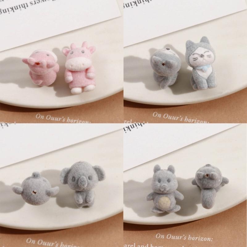 Cute Cartoon Bear Duckling Broken Shell Chicken Dog Plush Doll Pendant Jewelry