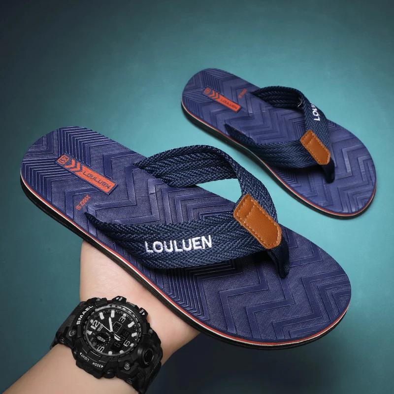 Hot Sale Summer Men Slippers Beach High Quality Brand Men Flip Flops Summer Beach Flip Flops Men Casual Trend Outdoor