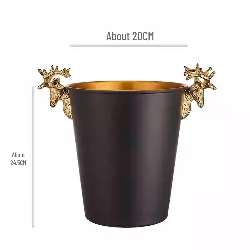 Stainless Steel 5L Elk Design Ice Bucket