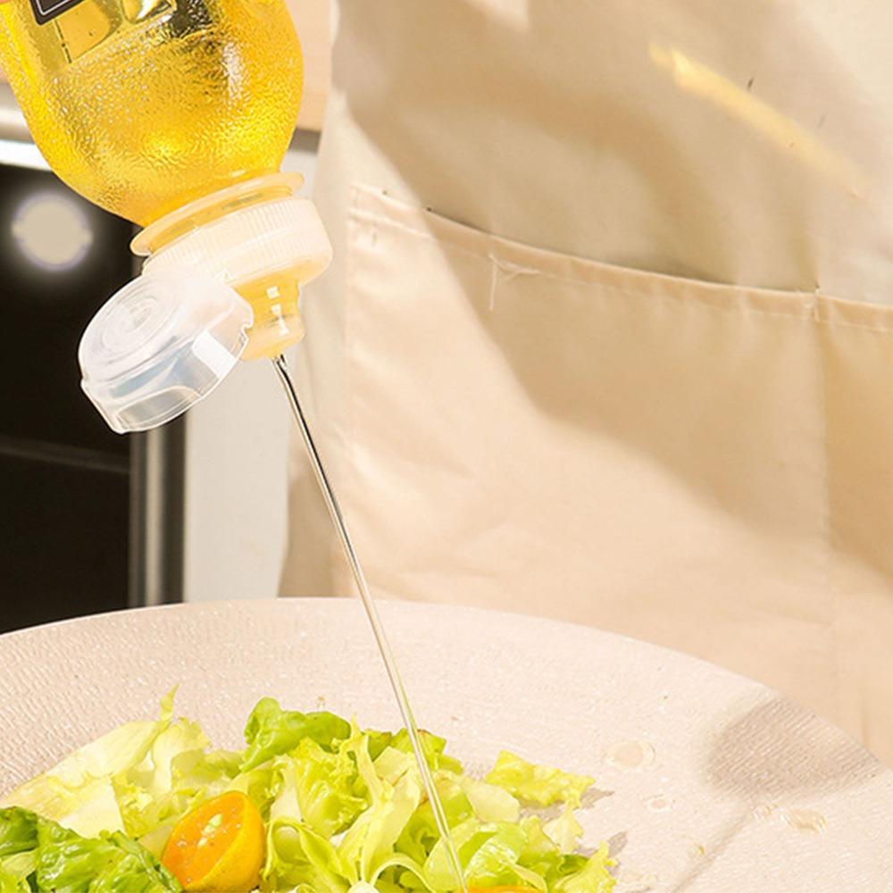 PP Squeeze Oil Dispenser 500ml Condiment Squeeze Bottle Premium BBQ Squirt Bottle  Restaurant Use