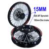 Aluminum Alloy Wheel Front 1.40-14 Inch Rear 1.85-12 Inch Rims Sprocket Disc Brake For KLX CRF Kayo BSE Dirt Pit Bike Motorcycle