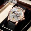Men's Watch ONOLA Luxury Fashion High-quality Hollow Full-automatic Mechanical Watches Men Waterproof Silicon Tape Wristwatch