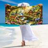 Fairyland Wonderland Print Beach Towel, Large Soft Quick Dry Towel for Beach Camping Swimming