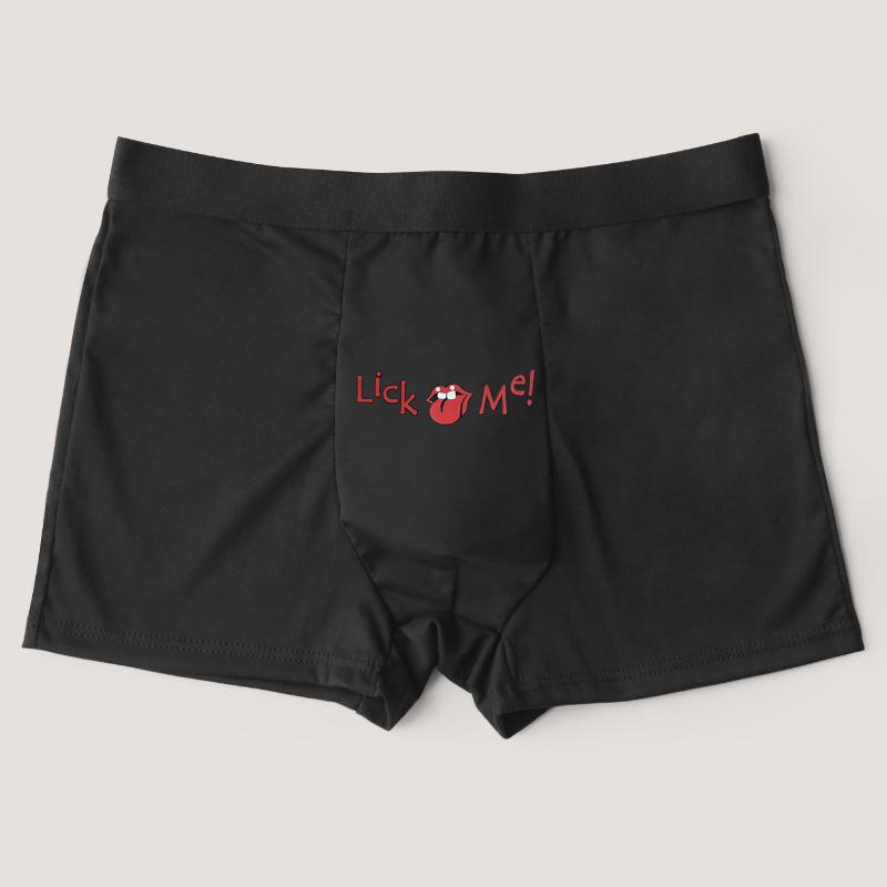 

Varsbaby Мужские трусики Come On с забавным рисунком, тонкие модные трусики XXL чёрный