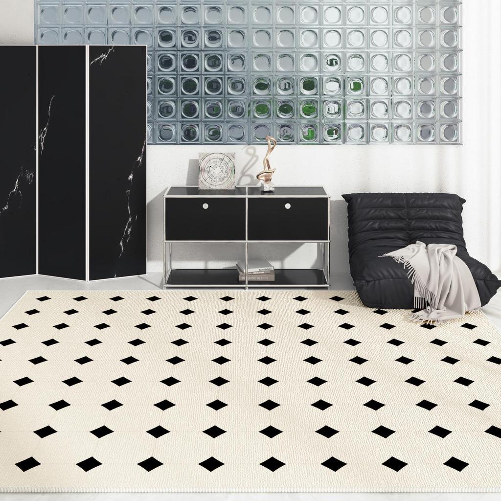 Dirt-Resistant Loop Pile Carpet: Easy-Care, Non-Slip Floor Mat for Living Room, Entryway, and Bedroom