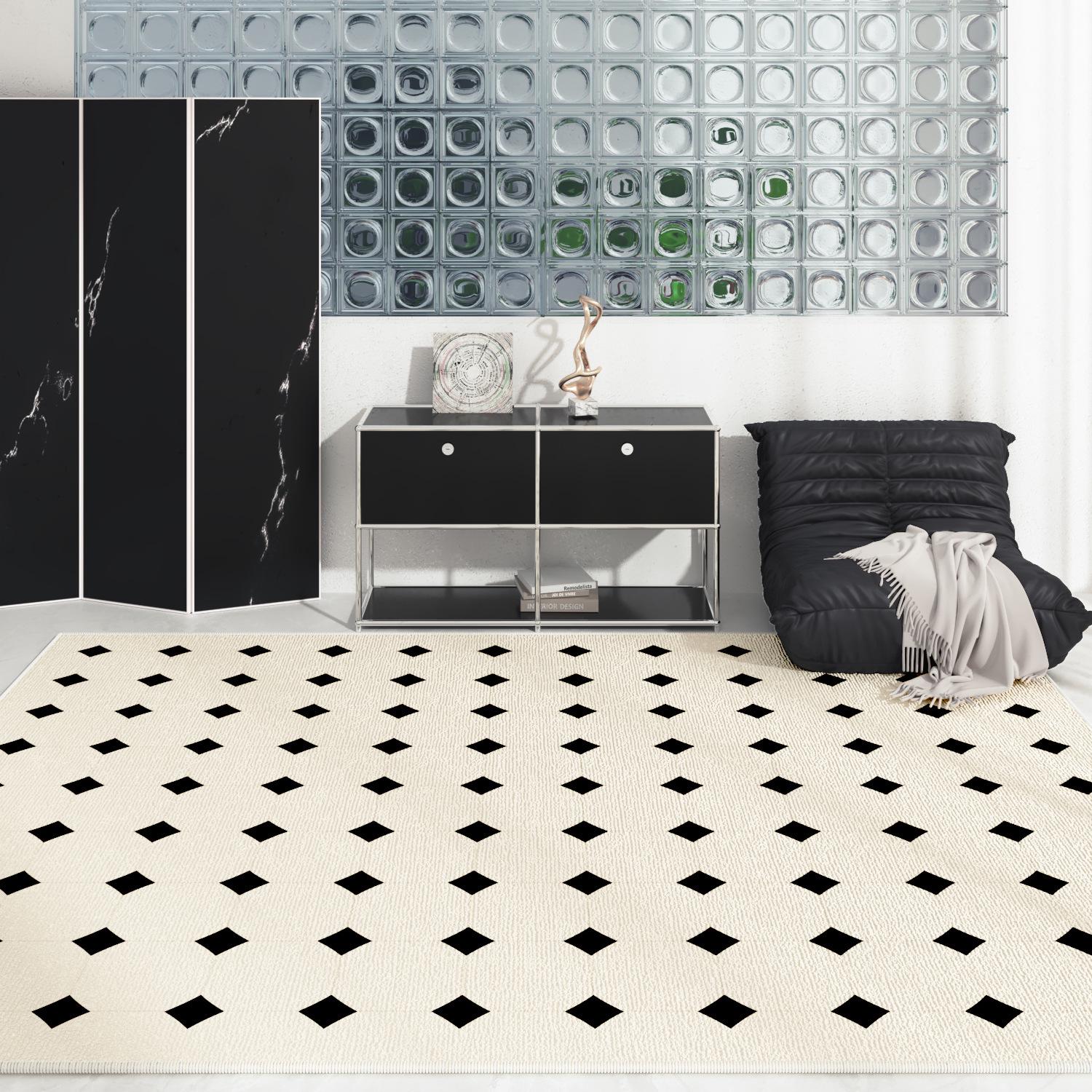 

Грязеотталкивающий ворсовый ковер с петлями: Нескользящий коврик, не требующий особого ухода, для гостиной, прихожей и спальни 140x200cm - Anti-Slip Lining Loop Pile